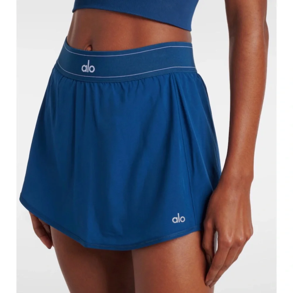 Alo Yoga Match Point Tennis Skirt Eclipse Blue M